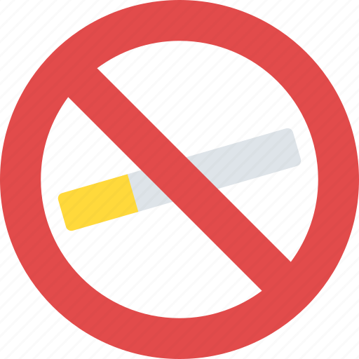 Cigarette forbidden, no cigarette, no smoking, quit smoking, stop smoking icon - Download on Iconfinder