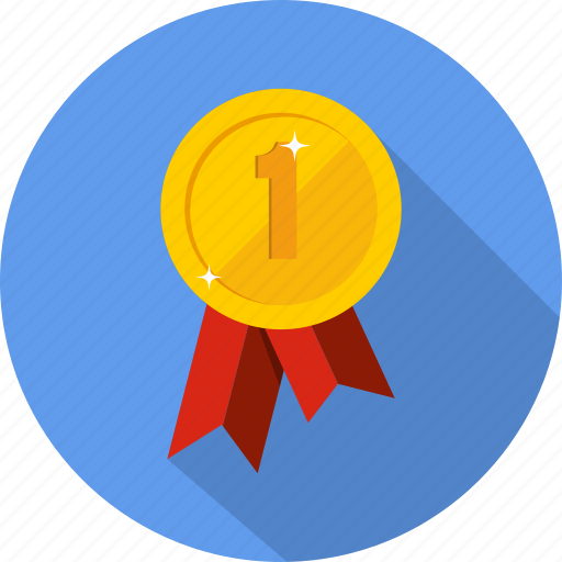 Award, first, medal, prize, ribbon, trophy, winner icon - Download on Iconfinder