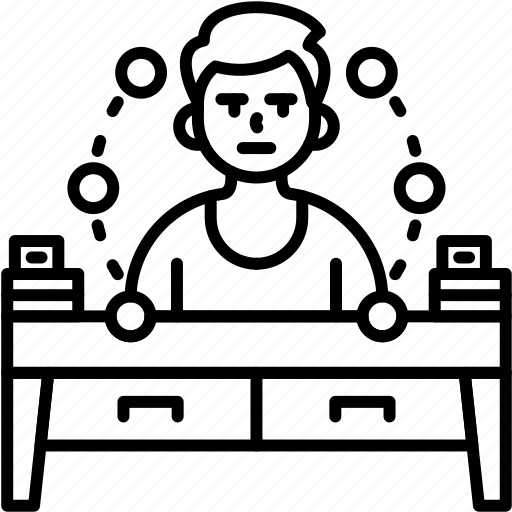 Distraction, inattention, diverted, preoccupied, scatterbrained, mental, noise icon - Download on Iconfinder