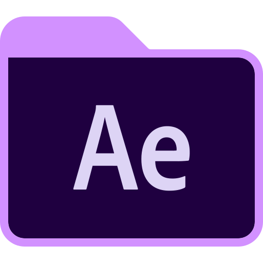 Adobe, after, effects, folder icon - Free download