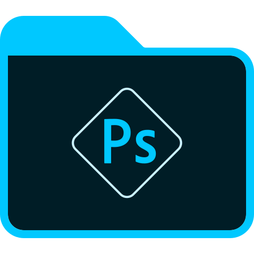 Adobe, express, folder, photoshop icon - Free download