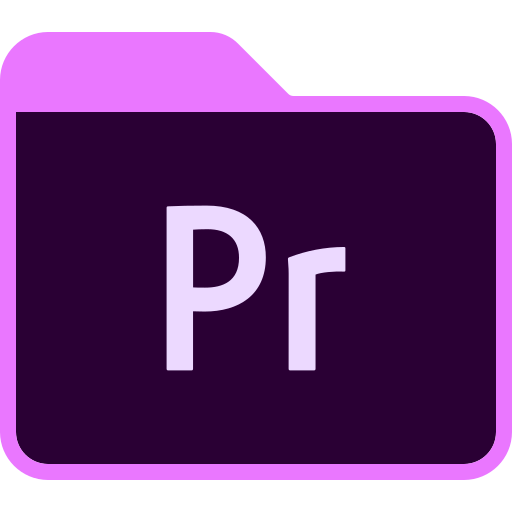 Adobe, folder, premiere, premiere pro icon - Free download