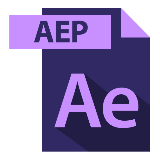 Adobe, aep, aep extention, extention, file format icon - Free download