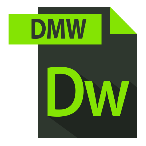 Adobe, dmw extention, extention, file format icon - Free download