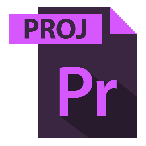 Adobe, extention, file format, proj extention icon - Free download