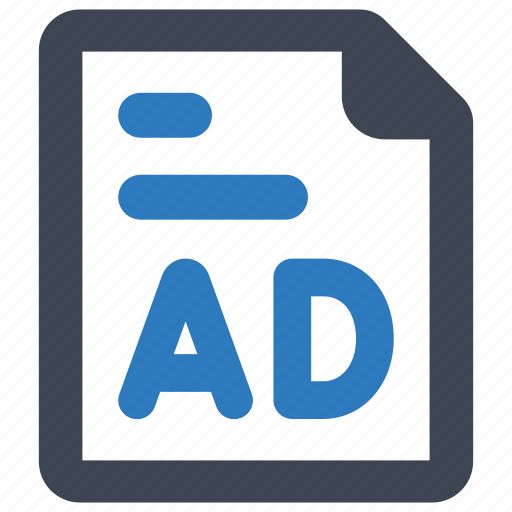 Ad, article, post, text, ads, advertising, advertisement icon - Download on Iconfinder