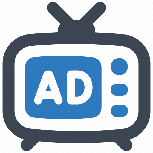 Tv, ad, ads, commercial, advertising, marketing, advertisement icon - Download on Iconfinder
