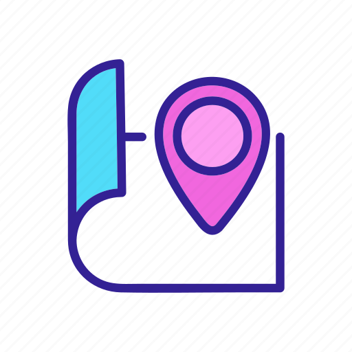 Adventure, contour, country, geography, map, travel icon - Download on Iconfinder