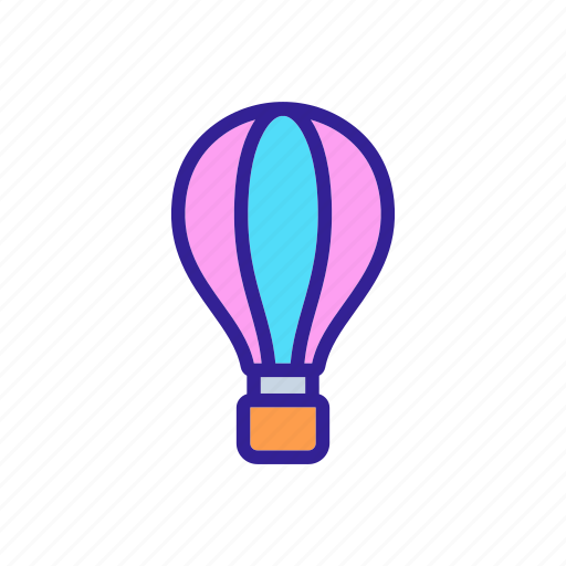 Adventure, balloon, concept, contour icon - Download on Iconfinder