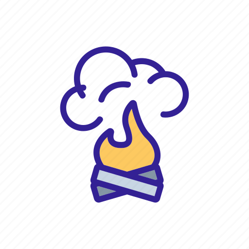 Adventure, bonfire, campfire, fire, flame, heat, hot icon - Download on Iconfinder