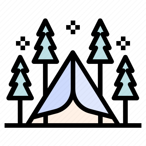 Camping, tent, hiking, picnic, adventure icon - Download on Iconfinder
