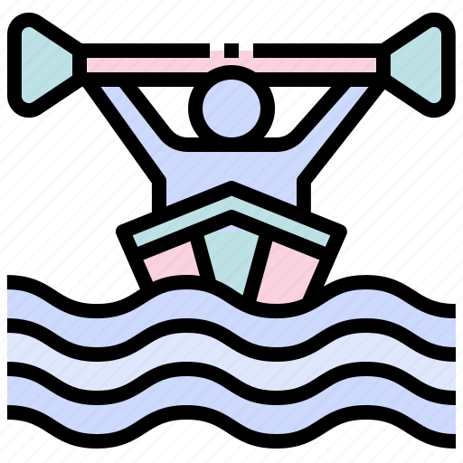 Canoe, adventure, kayak, rafting, paddle icon - Download on Iconfinder