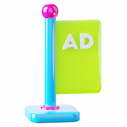 Flag, advertisement board, ad board, billboard, advertisement, advertising, marketing icon - Download on Iconfinder