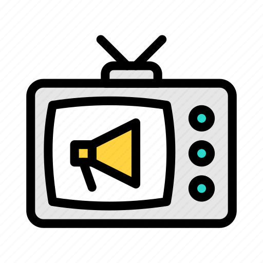Television, ads, retro, marketing, digital icon - Download on Iconfinder