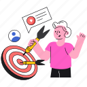 target, marketing, arrow, focus 