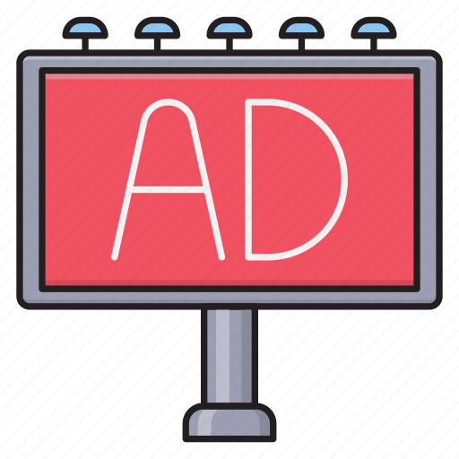 Ads, advertisement, banner, billboard, marketing icon - Download on Iconfinder