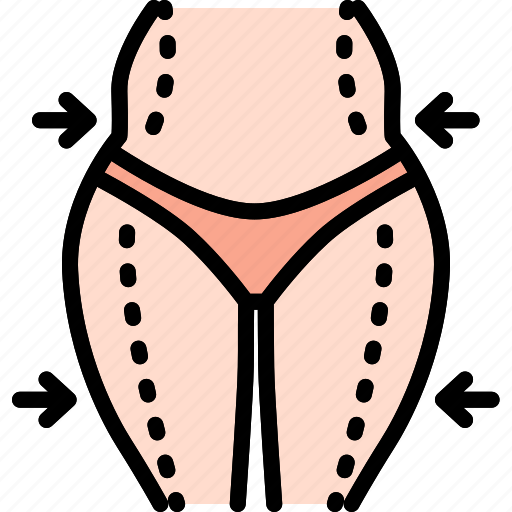 Liposuction, health, body, slimming, fat, woman, cellulite icon - Download on Iconfinder