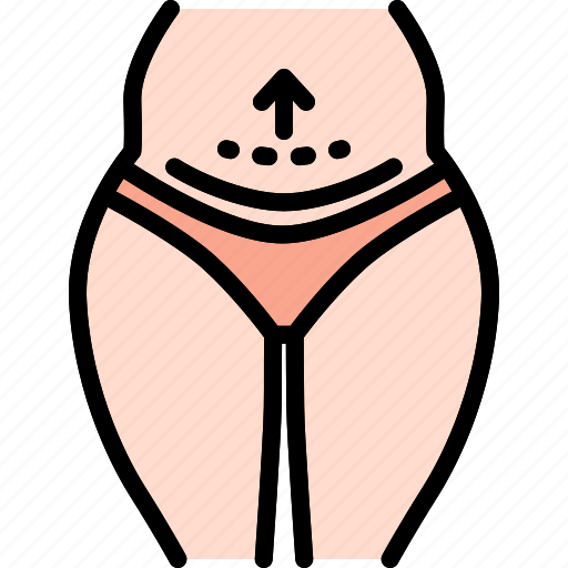 Liposuction, plastic, surgery, abdomen, abdominal, body, cellulite icon - Download on Iconfinder