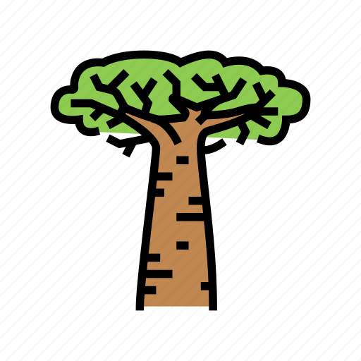 Baobab, africa, tree, continent, nation, treasure icon - Download on Iconfinder