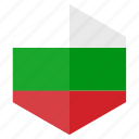 bulgaria, country, design, europe, flag, hexagon