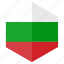 bulgaria, country, design, europe, flag, hexagon 