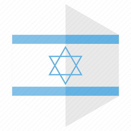 Country, design, europe, flag, hexagon, israel icon - Download on Iconfinder