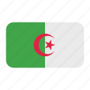 african flag, algeria, algeria flag, flag icon