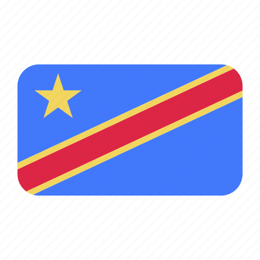 African flag, congo, congo flag, democratic, flag icon, republic icon - Download on Iconfinder