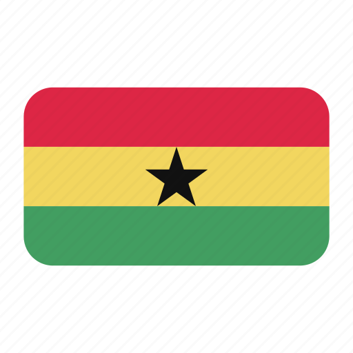 African flag, flag icon, ghana, ghana flag icon - Download on Iconfinder