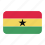 african flag, flag icon, ghana, ghana flag 