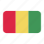 african flag, flag icon, guinea, guinea flag 