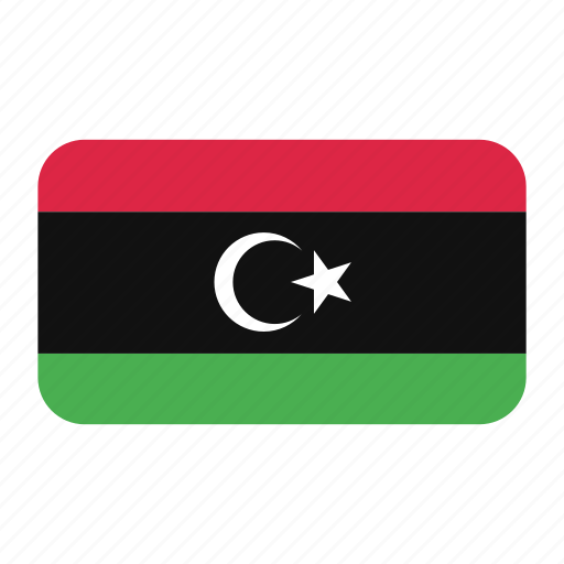 African flag, flag icon, libya, libya flag icon - Download on Iconfinder
