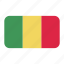 african flag, flag icon, mali, mali flag 