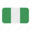 african flag, flag icon, nigeria, nigeria flag 