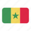 african flag, flag icon, senegal, senegal flag 