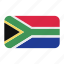 africa, african flag, flag icon, south, south africa flag 