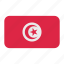 african flag, flag icon, tunisia, tunisia flag 