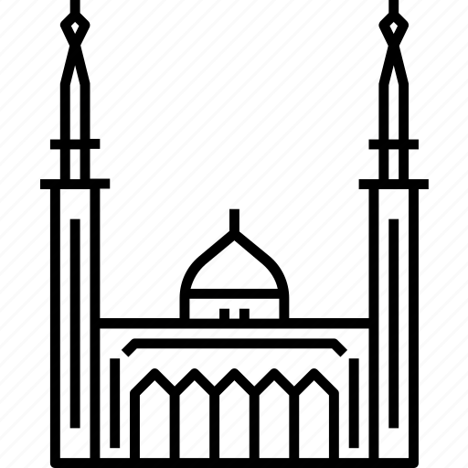 Conakry, grand, mosque, guinea, landmark, africa icon - Download on Iconfinder