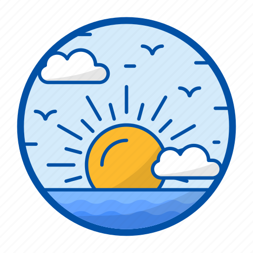 Summer, sun, weather, ocean, sunny day icon - Download on Iconfinder
