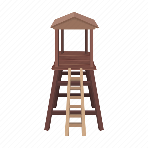 Construction, hunting, observation, safari, tower, wooden icon - Download on Iconfinder