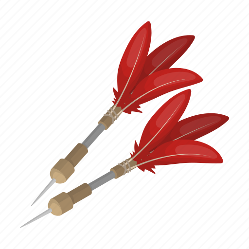 Dart, metal, plumage, point, weapon, wind icon - Download on Iconfinder