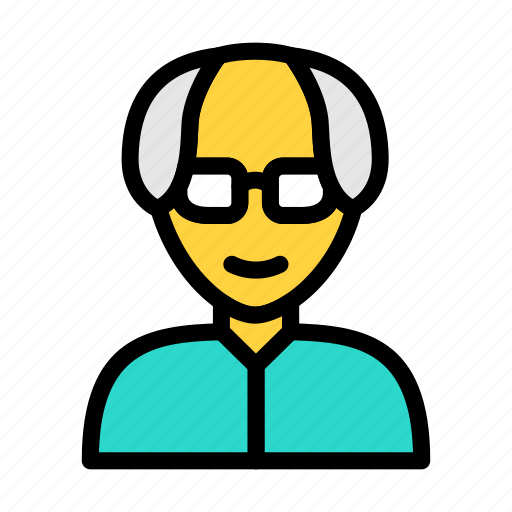 Old, aged, person, man, human icon - Download on Iconfinder
