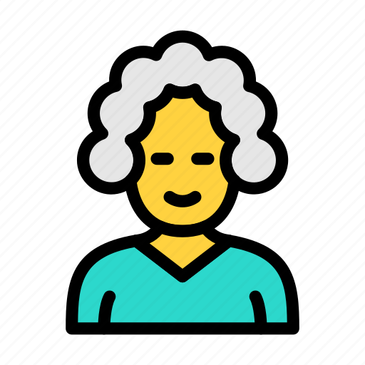 Old, women, lady, aged, female icon - Download on Iconfinder