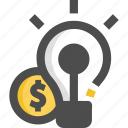 bulb, business solution, creativity, idea, plan, profit