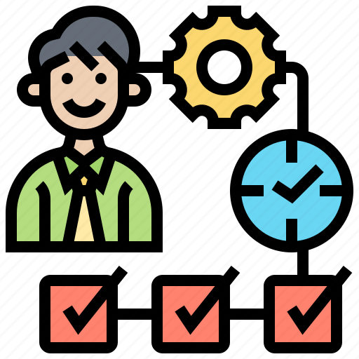 Check, management, organization, self, time icon - Download on Iconfinder