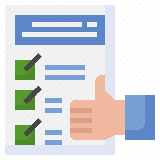 Approval, proposal, document, thumbs, up, paper icon - Download on Iconfinder