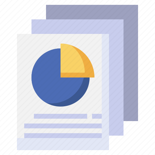 Report, product, business, pie, chart, hand icon - Download on Iconfinder