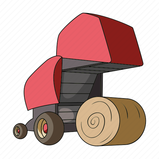Agricultural machinery, equipment, farm, hay, machinery, packing, roll icon - Download on Iconfinder