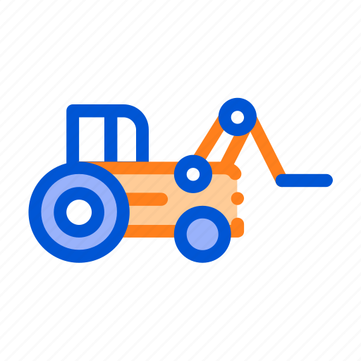 Case, loader, tractor, vehicle icon icon - Download on Iconfinder