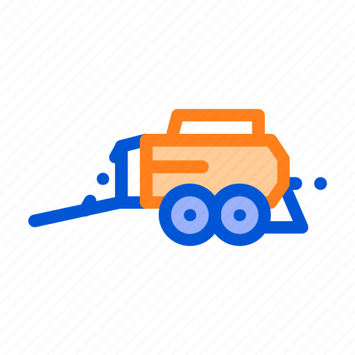 Hay, pressing, trailer, vehicle icon icon - Download on Iconfinder